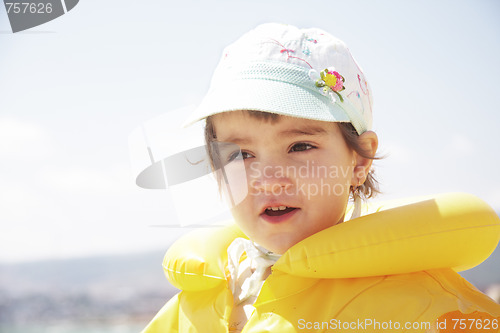 Image of Girl in life jacket
