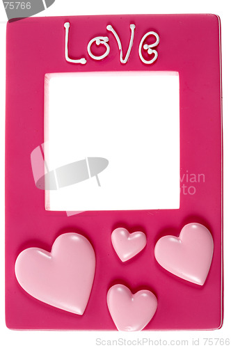 Image of Pink photograph frame