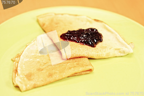Image of Pancakes with jam