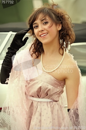 Image of Retro style girl