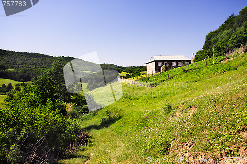 Image of House in mountains