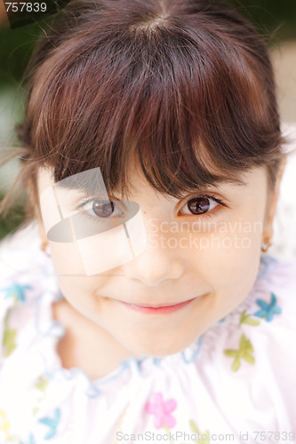 Image of Little smiling girl