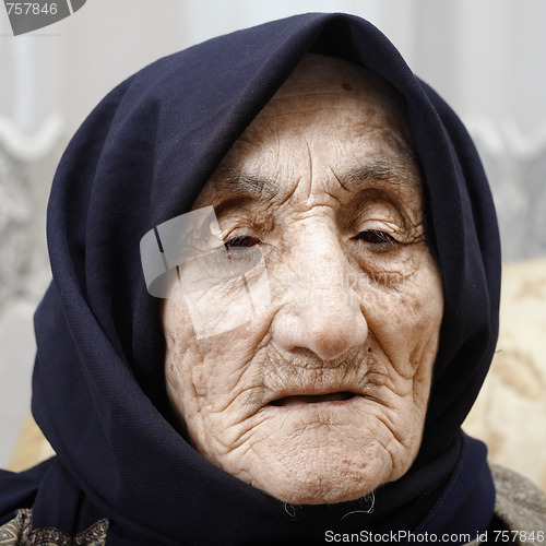 Image of Senior woman face