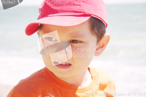 Image of Boy in red cap