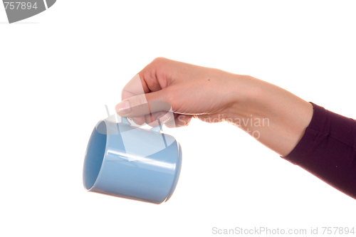 Image of hand with mug