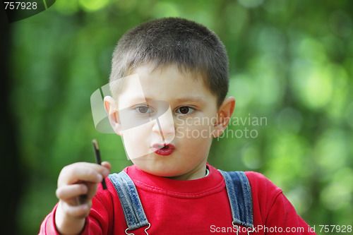 Image of Concentration facial expression