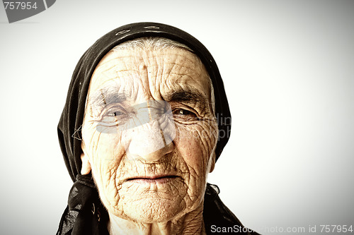 Image of Senior woman face