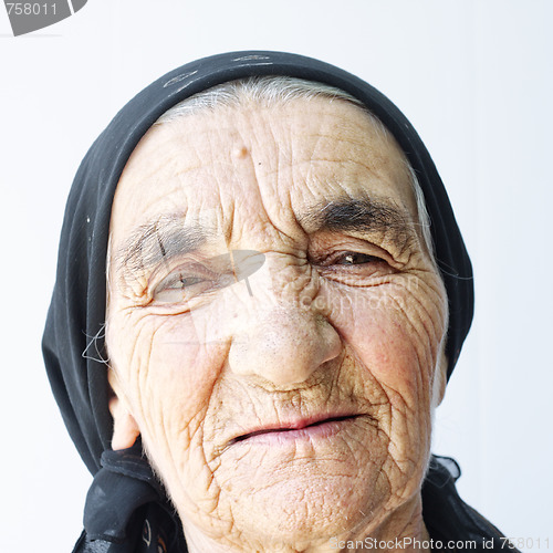 Image of Elderly woman face