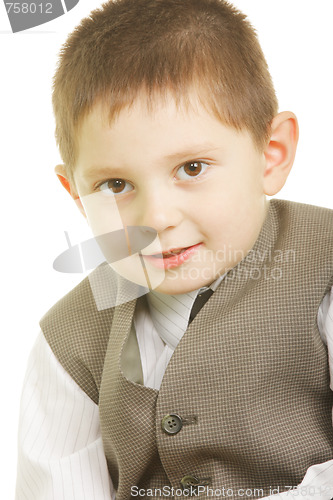 Image of Portrait of little cute kid