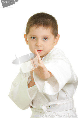 Image of Little karate boy