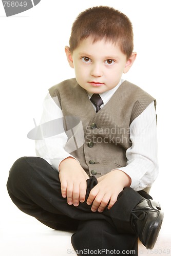 Image of Tidy kid legs crossed