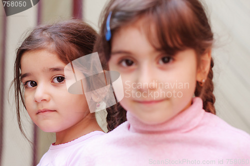 Image of Girl behind