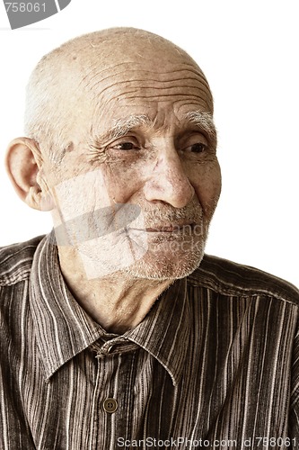 Image of Pensive senior man