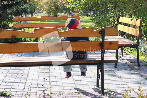 Image of Alone in park