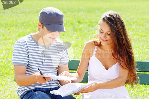 Image of Couple on bench