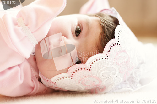 Image of Baby in pink