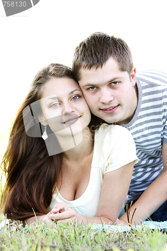 Image of Couple on grass