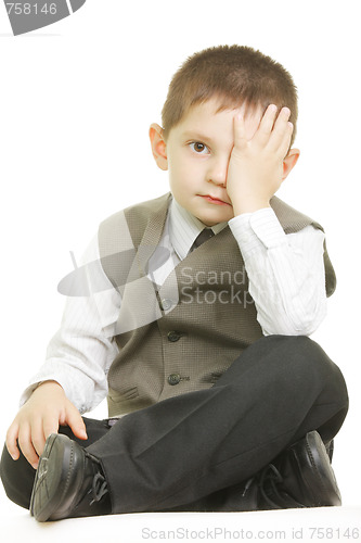 Image of Kid closing eye