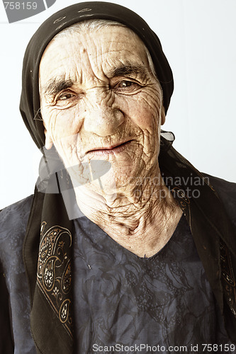 Image of Smiling elderly woman
