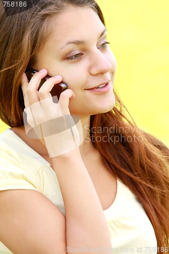 Image of Speaking on phone