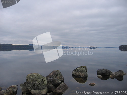 Image of lake spring morning