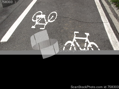 Image of Bike lane sign