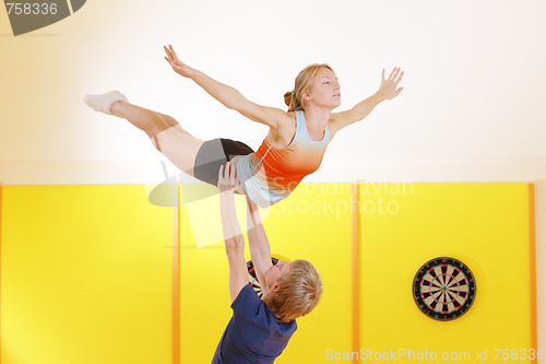 Image of Training acrobatic feat