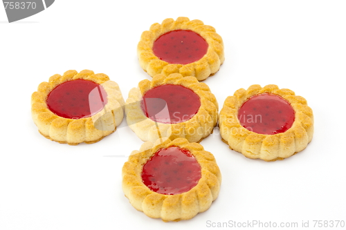 Image of cookies  isolated on white backgrounds