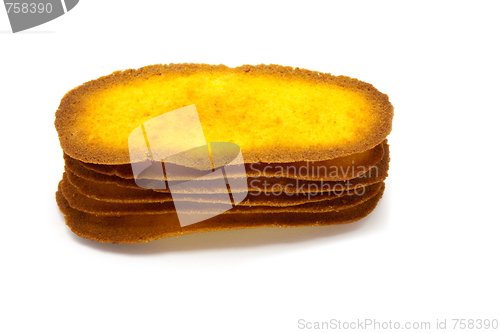 Image of cookies isolated on a white background 