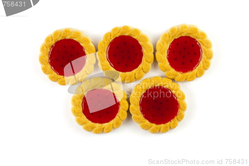 Image of cookies isolated on white background