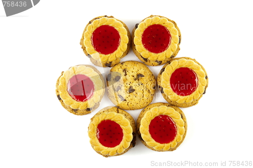 Image of cookies isolated on white background