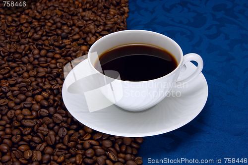 Image of Coffee cup and grain