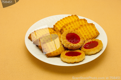 Image of A plate of cookies
