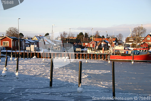 Image of harbour in sweden