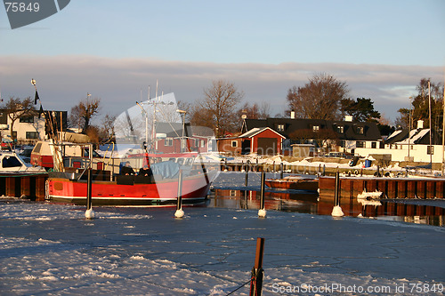 Image of harbour in sweden