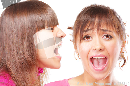 Image of Screaming women