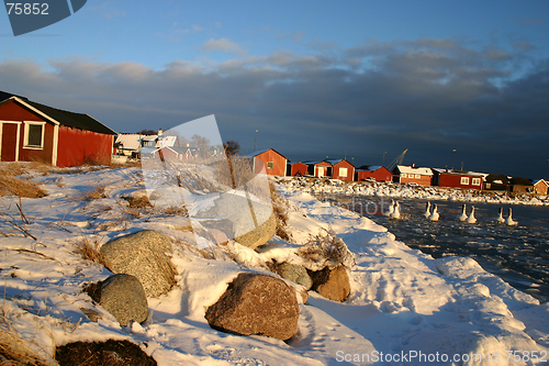 Image of harbour in sweden