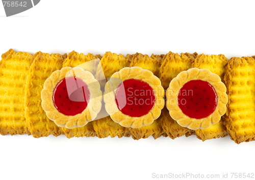 Image of cookies isolated on white background