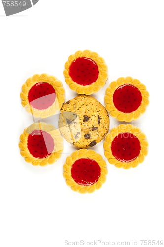 Image of cookies isolated on white background