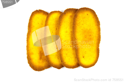 Image of cookies isolated on white background