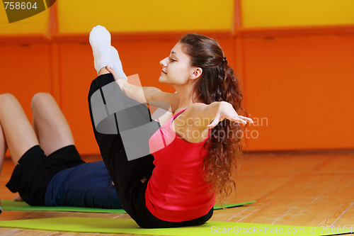 Image of Aerobic woman