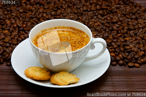 Image of Coffee cup and grain