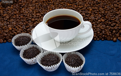 Image of Coffee cup and grain