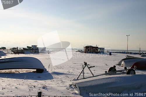 Image of harbour in sweden