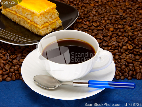 Image of Coffee cup and grain