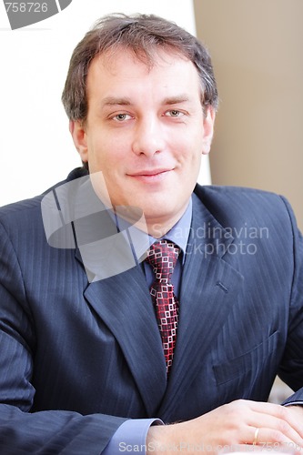 Image of Contented businessman