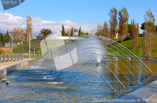 Image of Fountain in park