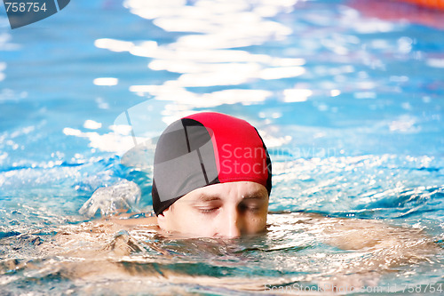 Image of Breast-stroke swimmer