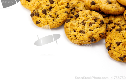 Image of cookies  isolated on white backgrounds