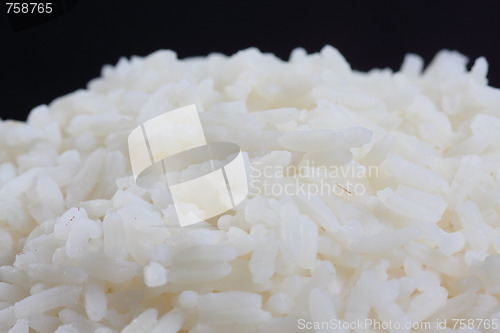 Image of Cooked rice closeup